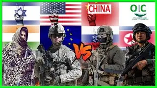 OIC, Russia, China, North Korea Vs USA, EU, Israel & India Military Power Comparison 2021