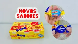 Novos sabores da caixa de chocolate garoto | Bolacha Passatempo