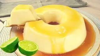 PUDIM DE LIMÃO SEM FORNO SUPER FÁCIL | NOSSA COZINHA