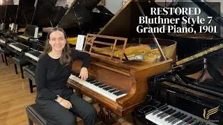 Restored Bluthner Style 7 (1901) Grand Piano in Walnut | Review & Demo | Sherwood Phoenix
