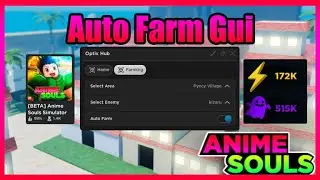 Anime Souls Simulator Script • Auto Farm Gui [ROBLOX]