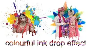 Ink Drop effect in photoshop | fast Tutorial haw to ink drop effect in photoshop
