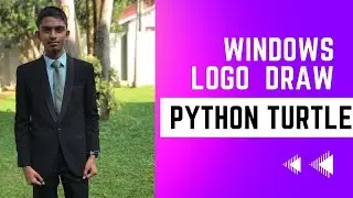 Python turtle  windows logo draw
