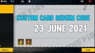 free fire custom room card redeem code | join rampage party now redeem code | free fire redeem code