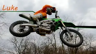 A few Ride clips at the practice track with Luke on his KX450