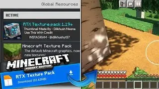Best RTX Texture pack for Minecraft Pe - 1.19.