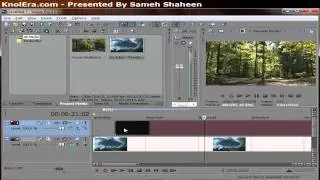 دورة تعليم ال Sony Vegas Pro - الدرس الخامس - الجزء الثاني KnolEra
