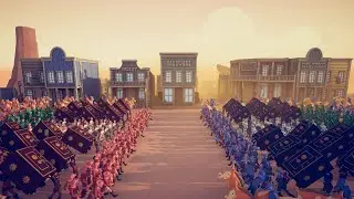 Wild West Faction and Army Fight Test TABS Update Totally Accurate Battle Simulator