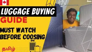 Essential Luggage Bag Tips for all Arriving in Canada | Fall 2023 | Tamil | Travel Tips