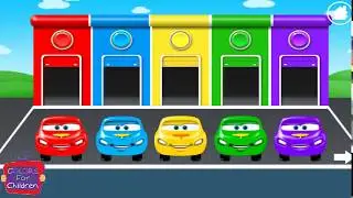 Baby Cars Song for Learning Colors With Finger Family Nursery Rhymes - Colors For Children