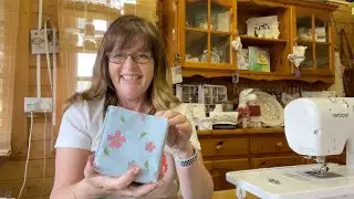 Stamped & Stitched Fabric Box
