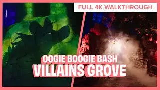 Villains Grove Full Walkthrough at Oogie Boogie Bash 2024 | Halloween Time at Disneyland Resort