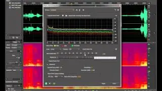 Hiss and noise reduction of videos in Adobe Audition CC