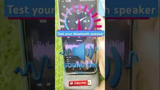 Test your bluetooth speaker 🔊📳📲 #azarchannel #bluetooth #speaker