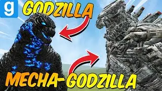 GODZILLA vs MECHA-GODZILLA?! (Garry's Mod) TITAN BATTLES