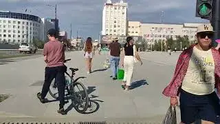 Становиться жарко, Солнце пекёт. в Якутске самые короткие ночи. 23 июня.