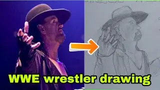 WWE wrestler drawing (Made by Anas)