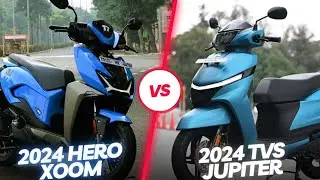 2024 Hero Xoom vs TVS Jupiter 2024: Engine, Specification & Features Comparison