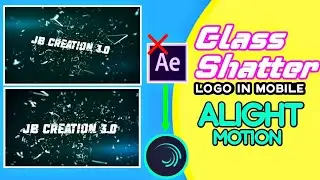 Glass Shatter Trending Intro In Alight motion Bharathiyar Tech Official  #glassshater #alightmotion