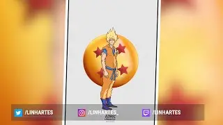 [SPEEDART] Goku, Dragon Ball  - Clipstudio paint pro (CSP)