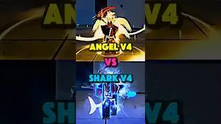 Angel v4 Vs Shark v4 in Blox Fruits #shorts #bloxfruits