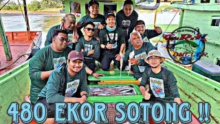 PECAH TONG GUYS, 480 EKOR SOTONG = 120KG! #candatsotong #yozuri #duel #terengganu