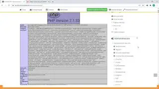 Información PHP, Entorno y desempeño de moodle