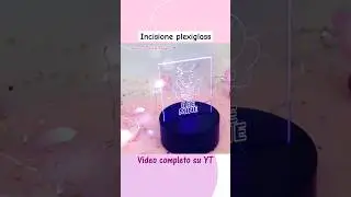 incisione plexiglass con cricut maker #cricutmaker #cricut #incisione #diy #creativevideo