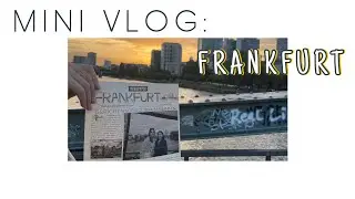 FRANKFURT minivlog | ablamla geziyoruz🤍