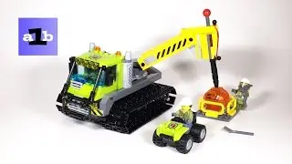 LEGO 2016 CITY 60122 Volcano Crawler Time Lapse Build