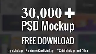 Photoshop PSD Mockups Free Download | Logo Mockup Free Download and How to Edit Mockups In Photoshop