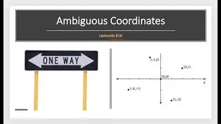 Ambiguous Coordinates | Leetcode 816 | Live coding session | May 13 | Coding interviews