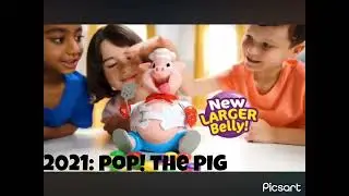 Evolution of pop the pig (2009-2021)
