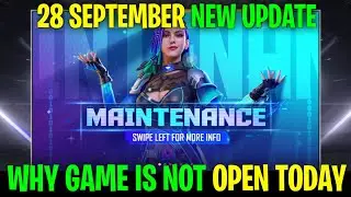 FREE FIRE IS NOT OPENING TODAY | FREEFIRE 28 SEPTEMBER NEW UPDATE | FREE FIRE NEW EVENT  OB30 UPDATE