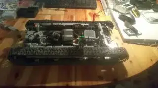 Projet Lego Tank avec hauteur reglabe Test d un seul coté