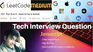 Two Sum 2 - 167 Leetcode Javascript Explained