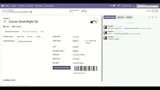 Product Barcode Generator Odoo V19