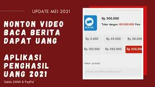Aplikasi Penghasil Uang 2021 | Nonton Video & Baca Berita Dibayar Pakai Saldo DANA dan Paypal