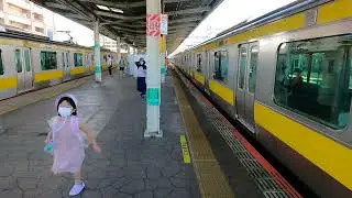 Ichikawa Station JB27 | JR Chuo Sobu Line Walks | Tokyo Railways Exploration | Japan 4K ASMR