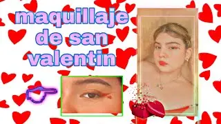 #sanvalentin ❤MAQUILLAJE DE SAN VALENTIN❤| ROSI PINK