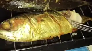 Cosmos CO-9919R,ikan panggang pake oven, sehat lezat