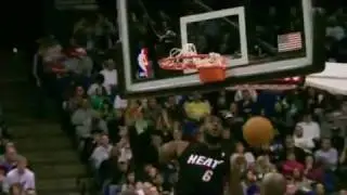 LeBron James - King the Dunking Machine (Heat vs Timberwolves)