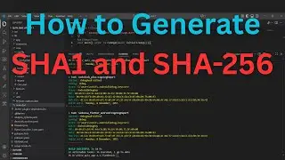 SHA1 and SHA-256 | How to generate SHA keys using VSCode on Windows For Firebase Account