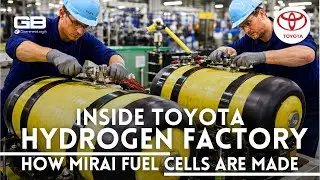 Toyota Fuel Cell PRODUCTION 🇯🇵 HYDROGEN Car Factory (Japan)