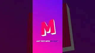 How to Turn any Text into 3D Text in After Effects - 