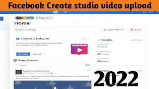 How To Upload Video on Facebook Page 2022 Step by Step | Fb Page Per Video Kaise Upload Karen