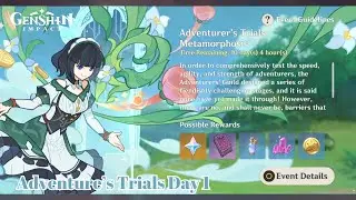 All-Round Trial I - Co-op -  Adventurer's Trials: Metamorphosis Day 1 | Genshin Impact
