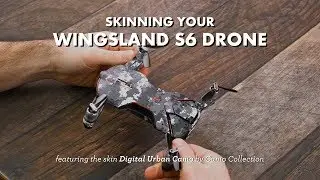 Wingsland S6 Drone Skin Installation
