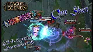RANKED | EKKO MID VS ANIVIA | SEASON 8 |  Y UN ONE SHOT INCREIBLE