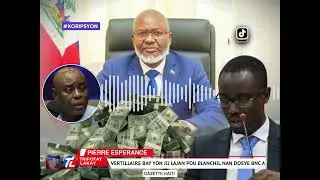 Flash! Yo bare youn #CPT Emmanuel Vertillaire ki bay yon jij lajan pou blanchil nan dosye #BNC  a